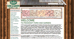 Desktop Screenshot of piedmontfarmandgarden.com
